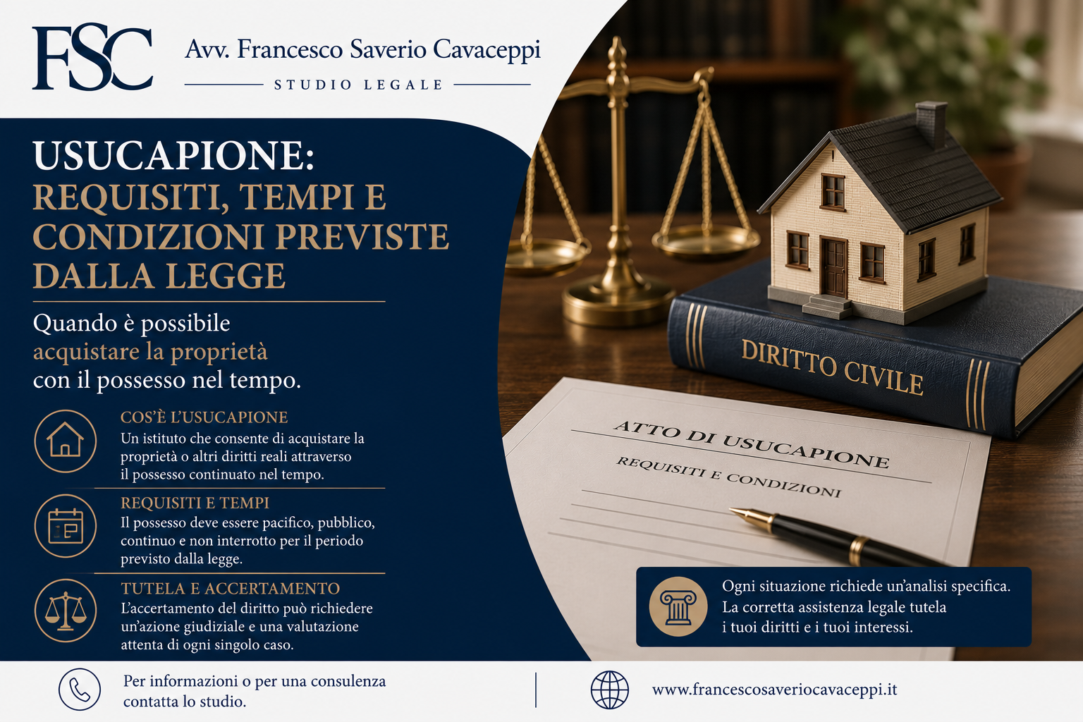 Usucapione: requisiti, tempi e condizioni previste dalla legge