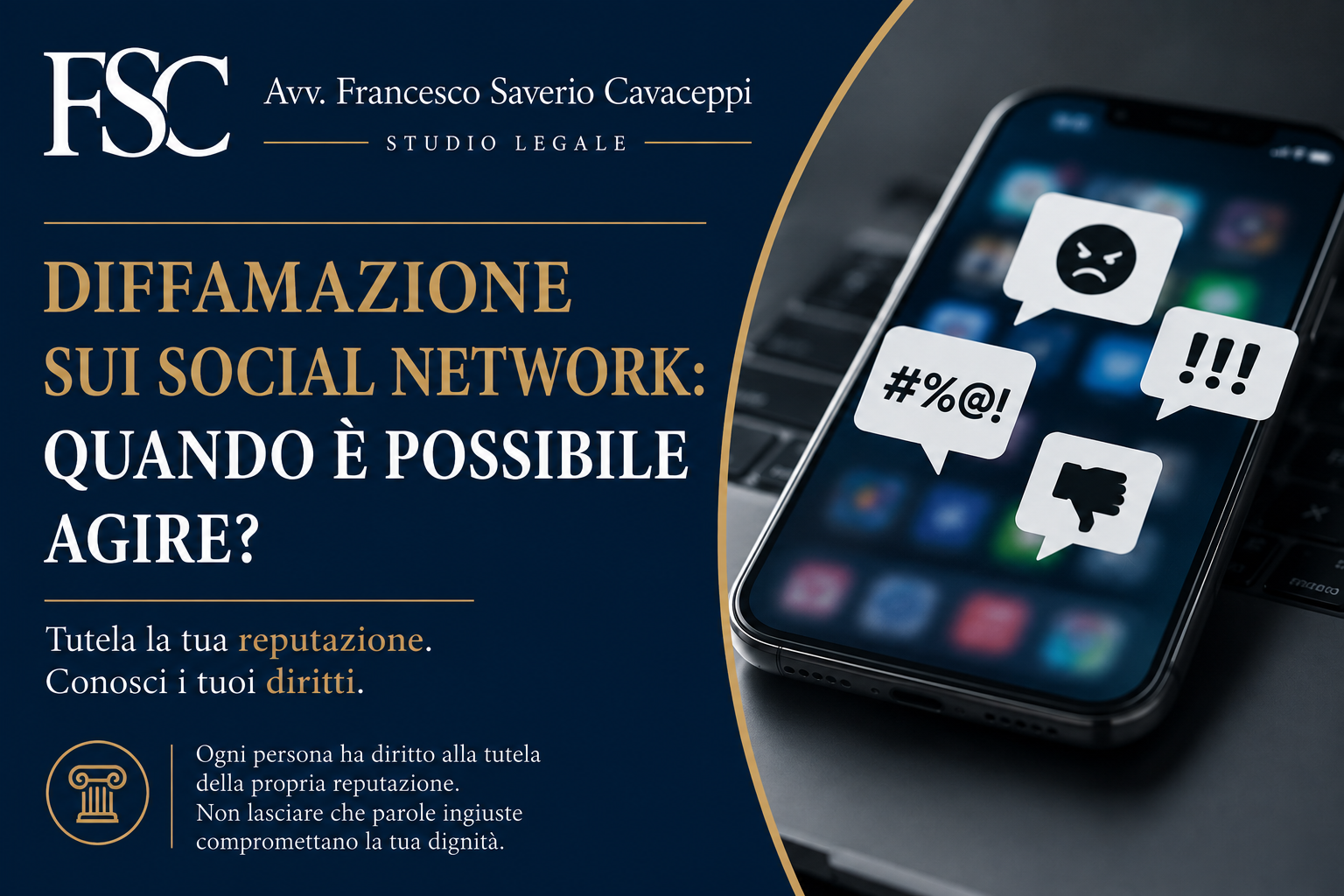 Diffamazione sui social network: quando è possibile agire?